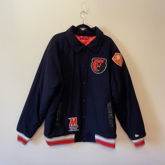New Era 2XL Traditions Bears Sport Jacket varsity patch Morgan State University - Picture 1 of 13